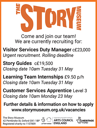 Job Openings at The Story Museum