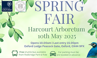 Harcourt Arboretum Spring Fair 10th May 2025