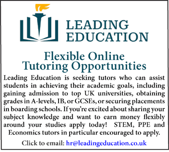 Leading Education offers Flexible Tutoring Opportunities