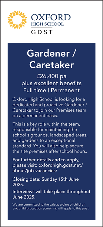 St Edward's School seek Gardener/Caretaker
