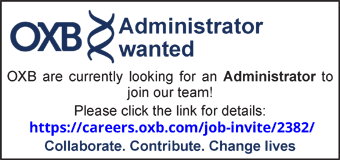 OXB seek an Administrator