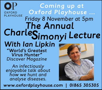 Annual Charles Simonyi Lecture, Oxford Playhouse, 8th November