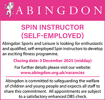 The Abingdon Foundation is looking to appoint a Spin Instructor (self-employed) The Abingdon Foundation is looking to appoint a Spin Instructor (self-employed)