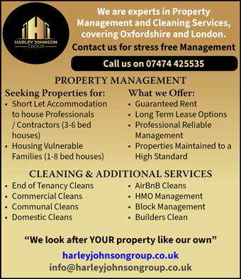 Harley Johnson Group offer Property Management and Cleaning Services: looking after your property like our own Harley Johnson Group offer Property Management and Cleaning Services: looking after your property like our own