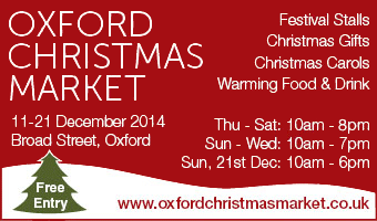 Oxford Christmas Market, Broad Street, 11-21 December 2014