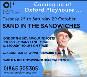Sand in the Sandwiches, Oxford Playhouse - 25-29 October