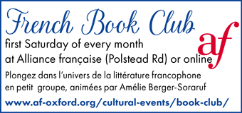 French Book Club: 1st Saturday of every month at Alliance franÃ§aise or online. Plongez dans lâ€™univers francophone!