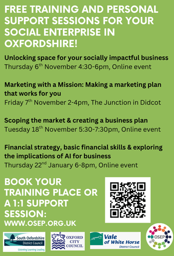 Free Training for your Social Enterprise with OSEP Free Training for your Social Enterprise with OSEP