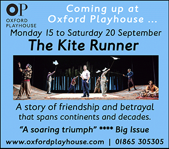 The Oxford Playhouse presents The Kite Runner. Mon 15 - Sat 20 September