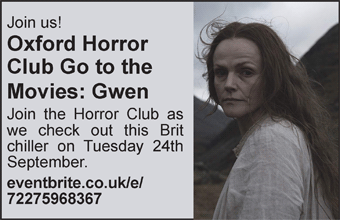 Oxford Horror Club Go to the Movies: Gwen - Tuesday 24th September