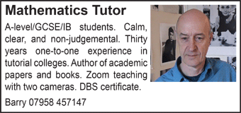 Mathematics Tutor available. A-level/GCSE/IB students.