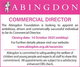 Abingdon School seek a COMMERCIAL DIRECTOR