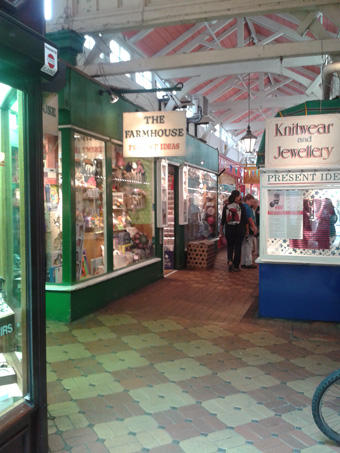 Oxford's Covered Market, Oxford, High Street entrance