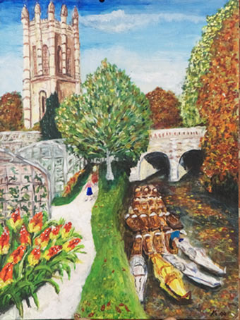 Painting of punts