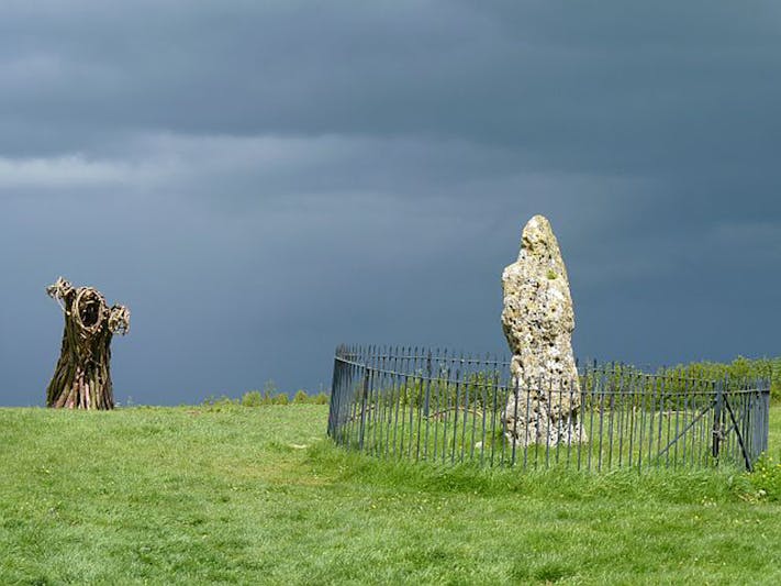 Witch and King Stone, sculpture by David Gosling, courtesy of Rollright Trust